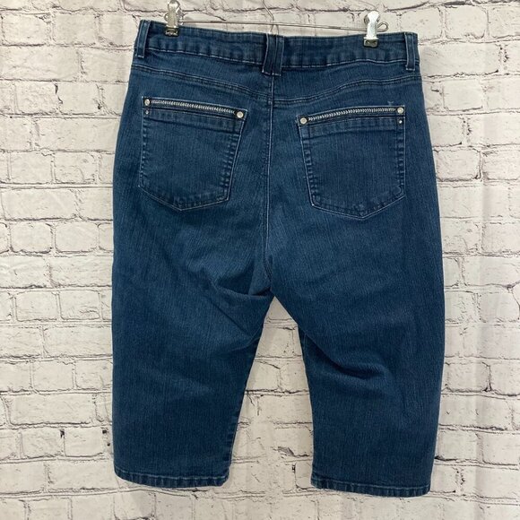 Ladies Lee Classic Fit Capris Size 16 - Picture 2 of 4